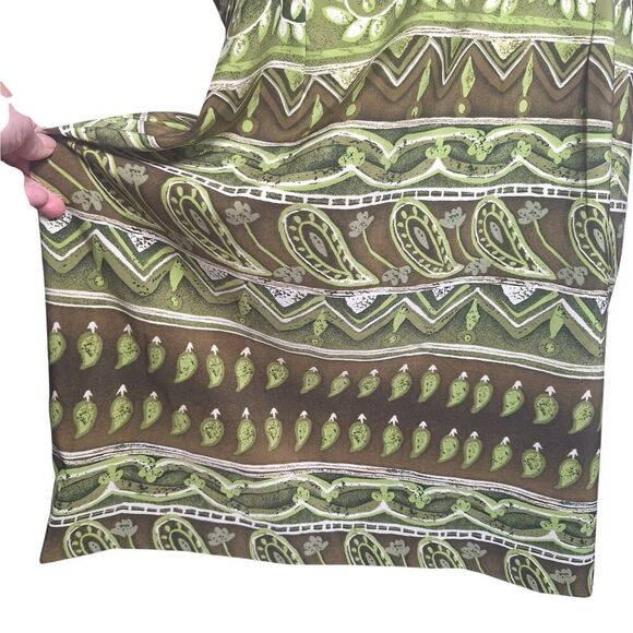 Vintage Kathie Lee Womens Shift Dress Short Sleeve Coastal Boho Chic 90s Size 16 - Picture 4 of 10